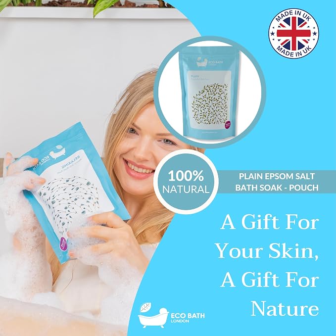 Eco Bath London Plain Unscented Epsom Salt Bath Soak - Image 6