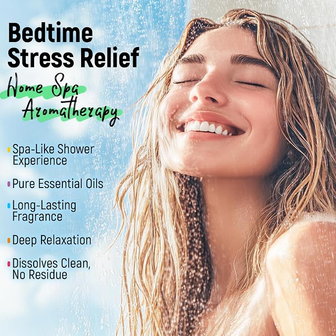 Shower Steamers Aromatherapy, 100% Natural Essential Oils, Sleep Comfort & - Image 5
