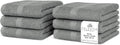 100% Cotton Wash Cloth for face & Body Set of 6, Sustainable, Highly Absorbent by VillaCelestia