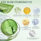 Under Eye Patches for Puffy Eyes and Dark Circles – 60 PCS Aloe Vera Under Eye - Image 4