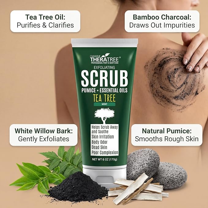 TheraTree Tea Tree Oil Exfoliating Body Scrub - Image 2