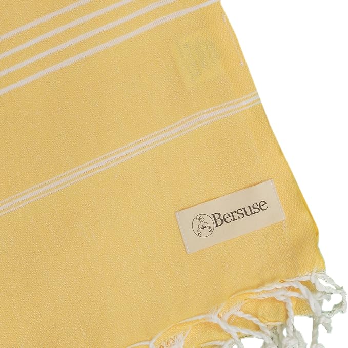 Bersuse Towels Anatolia XL Beach Blanket Throw Blanket Turkish Towel 100% - Image 6