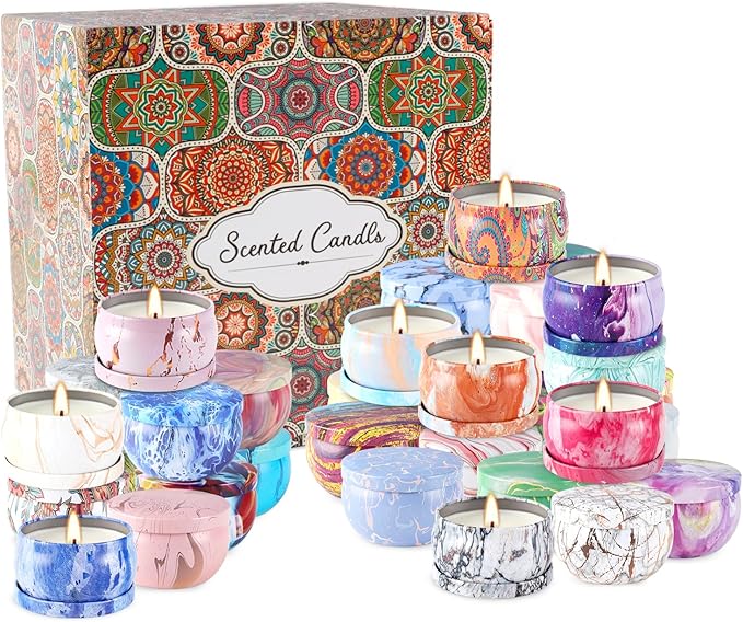 WPONSZU 36 Pack Scented Candles Gift Set - Image 3