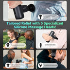 arboleaf Mini Massage Gun Deep Tissue, Percussion Muscle Massager - Image 6