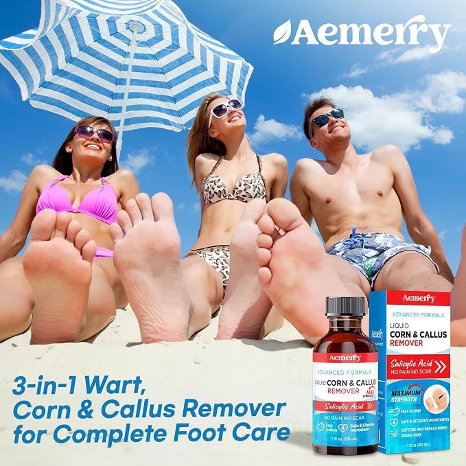 Aemerry Corn Removers for Toes Foot: Liquid Salicylic Acid 17% Corns Calluses - Image 8