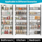 ElegantArray 6-Tier Pantry Door Oragnizer, Over The Door Pantry Organizer Rack - Image 8