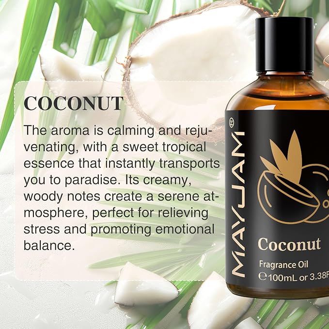MAYJAM 100ML/3.38FL.OZ Coconut Fragrance Oils - Image 3