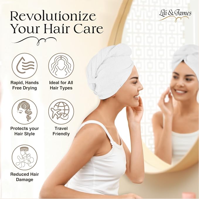 Cotton Towel Wrap for Women/Kids | Quick Dry, Soft & Absorbent 420-GSM Wrap - Image 6