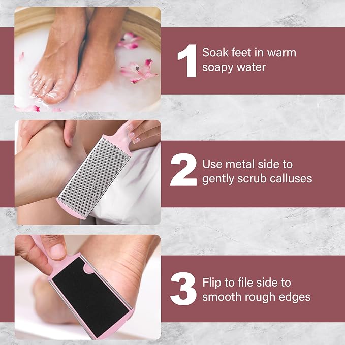 1pc Callus Remover Tool in Pink - Image 4