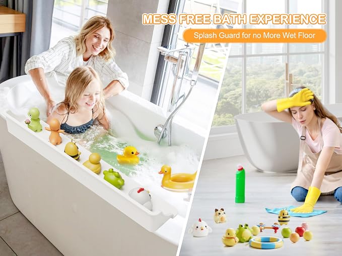 Cushore 3-Ft Bathtub Splash Guard PlayPad - Image 2