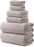 REDKISS Ultra Soft Bath Towels Set of 6 Large 35"x70" | 100% Microfiber by REDKISSOnline