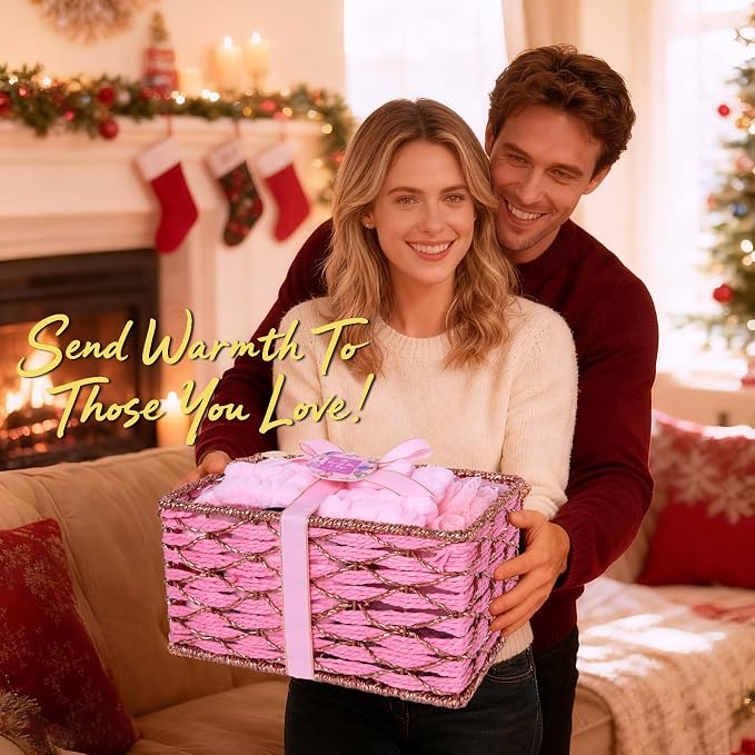 35 Pcs Mothers Day Gifts for Mom, Rose Bath & Body Gift Basket for Women - Image 8