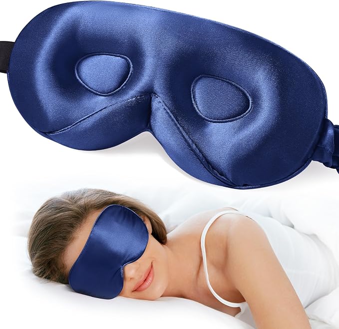 LitBear 100% 22 Momme Mulberry Silk Sleep Mask by LitBear