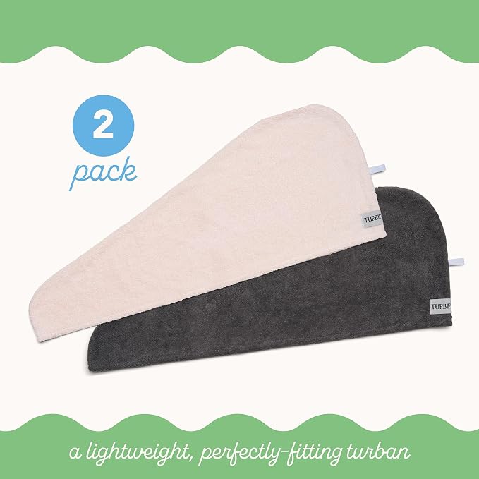 Turbie Twist 2-Pack Microfiber Hair Towel - Image 3