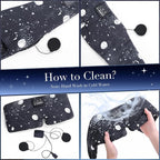 LC-dolida Sleep Mask with Bluetooth Headphones, Extra Large Silk Eye Mask - Image 7
