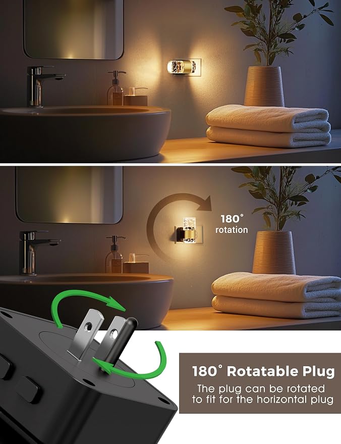 Night Lights Plug into wall, Color Changing Night Light - Image 2