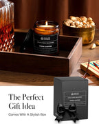 Scented Candles for Men | Fresh Coffee, Smells of Espresso | Wooden Wick - Image 4