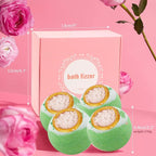 Green Tea Coarse Salt Bath Bombs Balls, Moisturizing Dry Skin, Fizzy Spa - Image 5