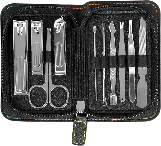 Premium Stainless Steel Nail Clippers Set by Unknown