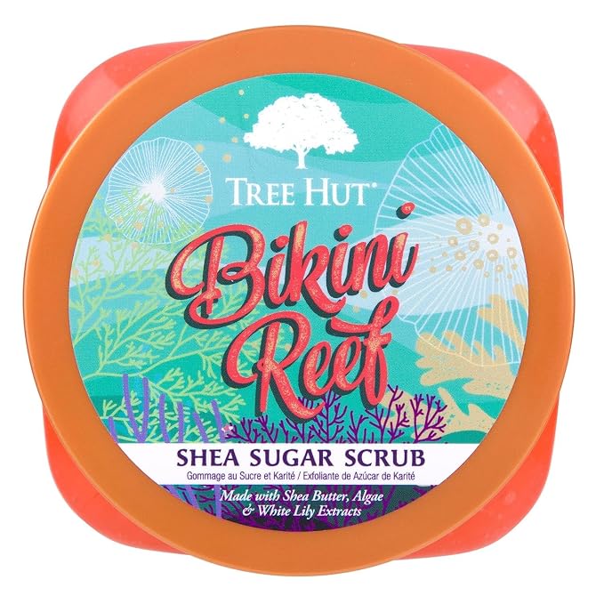 Tree Hut Bikini Reef Shea Sugar Scrub, Exfoliating, Hydrating & Moisturizing - Image 2