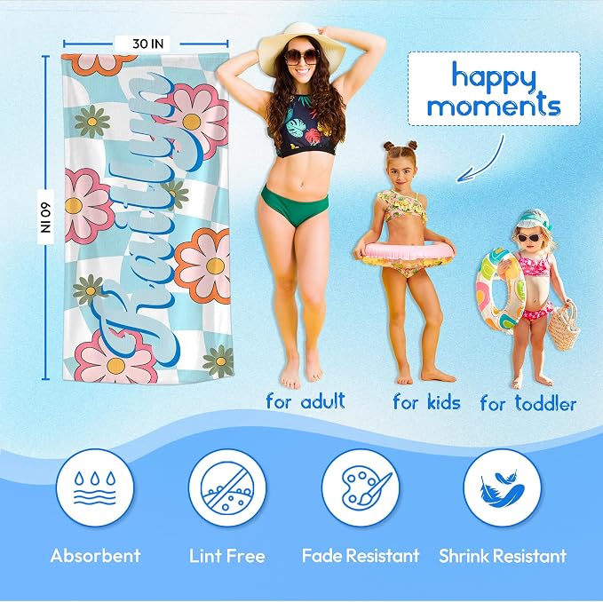 JML Personalized Beach Towel - Image 3