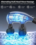 KingPavonini Multi-Head Detachable Massage Gun Deep Tissue - Image 4