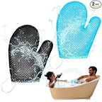 Karenhi 2 Pcs Honeycomb Exfoliating Glove Bath Mitt Body Spa Scrubber, by Karenhi