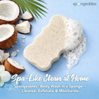Spongeables Body Wash in a 20+ Wash Sponge, Coconut Colada - Image 2