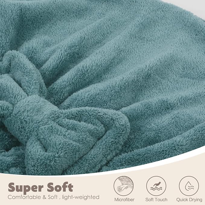 SUNLAND Large Microfiber Hair Drying Caps - Image 4