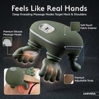 Neck Massager with Heat for Pain Relief – Shoulder & Neck Massager with Hands - Image 2