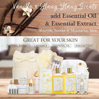 Mothers Day Gifts for Women, Face Skin Lip Care, Bath & Body Set, Self Care Kit - Image 3