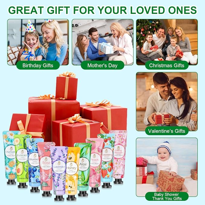 80 Pack Hand Cream Gift Set: Hand Lotion Travel Size, Teacher Appreciation Gifts - Image 5