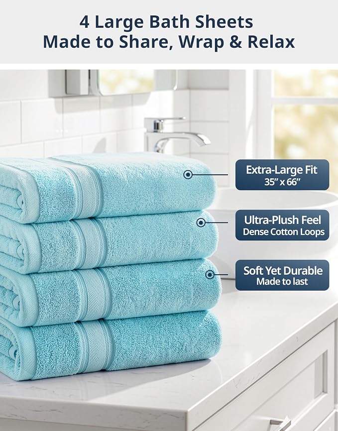 LANE LINEN Bath Sheet - Image 3