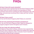 Pink Stork Pregnancy Bath Soak – Unscented Magnesium Flakes - Image 8