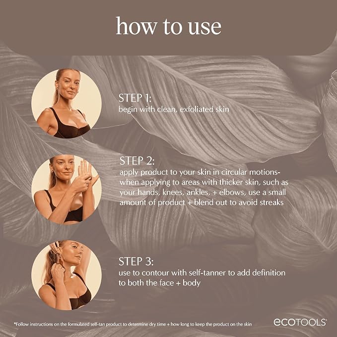 EcoTools Good Tan Body & Face Self-Tan Blending Brush - Image 5