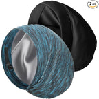 Satin Bonnet Silk Lined Sleep Cap- Adjustable Hair Cover by Blueelf