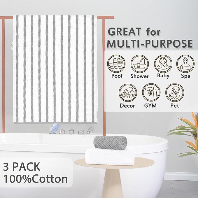 VOOVA & MOVAS Towel Set for Bathroom - Image 4