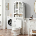 HMstone Over The Toilet Storage Cabinet, Arched Bathroom Organizer and Storage by Unknown