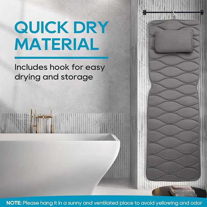 OMYSTYLE Full Body Bath Pillow, Bath Pillows - Image 8
