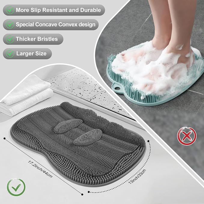 Bath Shower Foot Scrubber Mat - Image 7