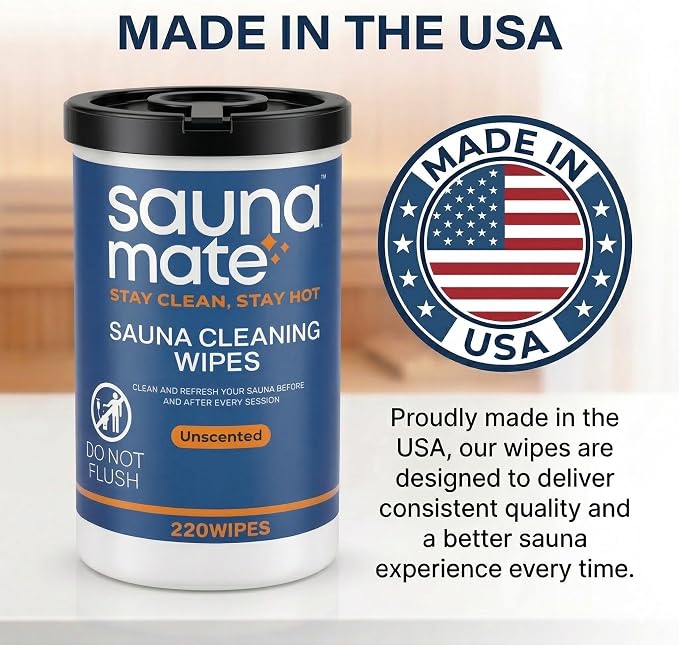 Sauna Cleaning Wipes, Unscented Disposable Sauna Wipes, Cleans Sweat, Oil & - Image 6