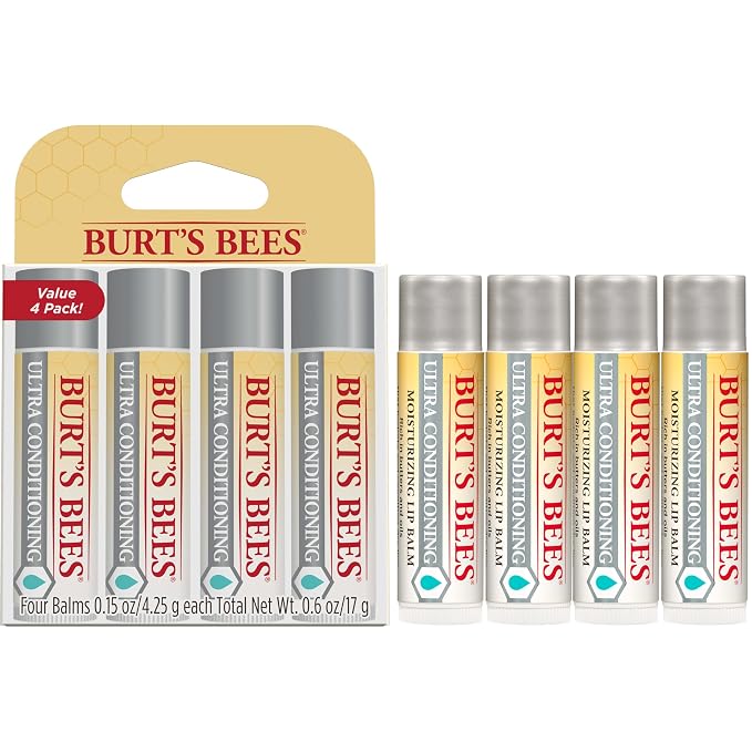 Burt's Bees Lip Balm, Moisturizing Lip Care, 100% Natural Origin, Ultra - Image 6