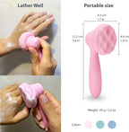 2 PC Silicone Facial Cleansing Brush Facial Scrubber Manual Exfoliating Facial - Image 4