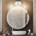 Tipace Modern Bathroom Vanity Lighting Fixtures 3-Lights Industrial Stainless - Image 2