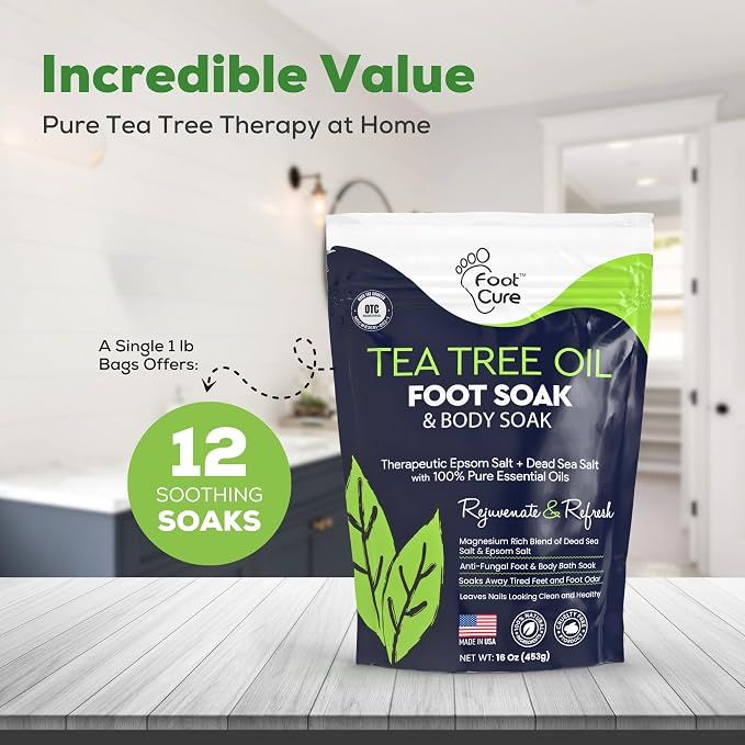 Tea Tree Oil Foot Soak with Epsom Salt - Image 3