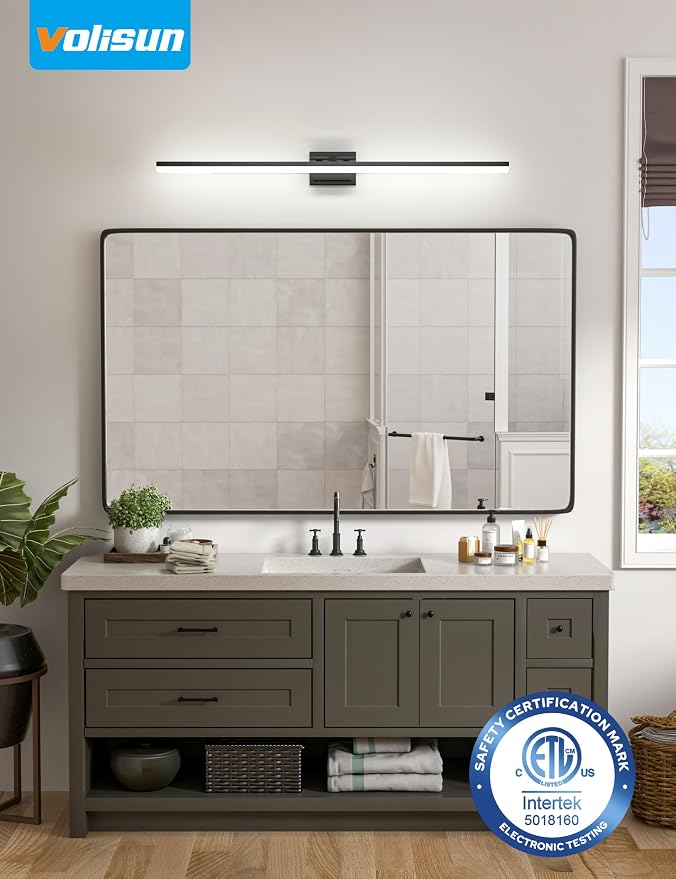 VOLISUN Modern Bathroom Vanity Light 48 inch, 40W Dimmable 5CCT Led Bathroom - Image 2