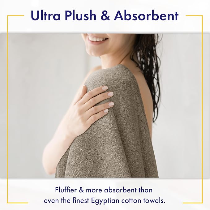 Alusa Home 100% Organic Zero-Twist Cotton Towels - Image 3