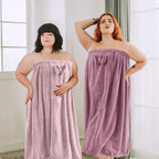 Xtinmee 2 Sets Plus Size Womens Wrap Towel - Image 7