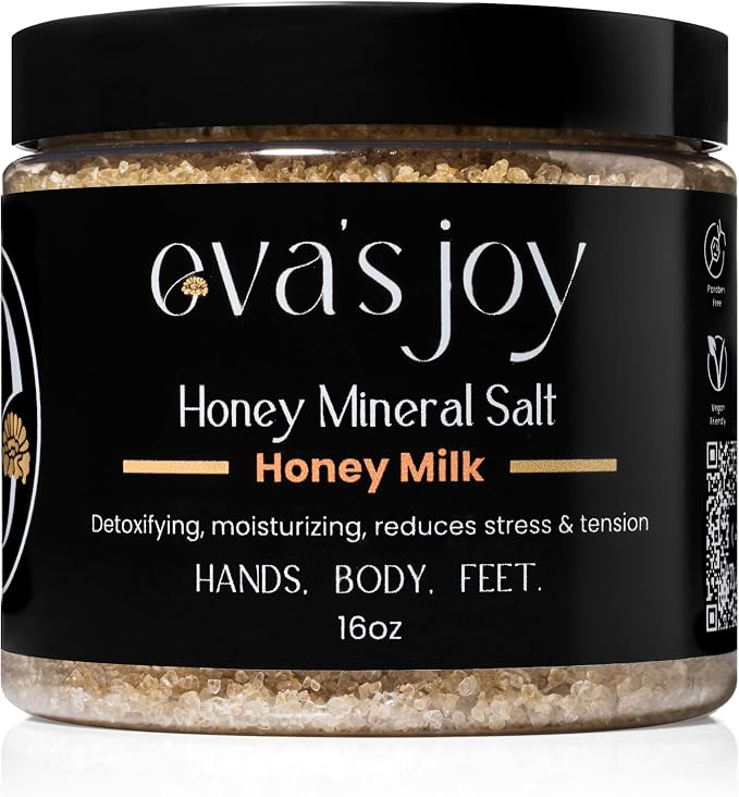 Eva's Joy Honey Milk Mineral Bath and Foot Soak, Made by evasjoy