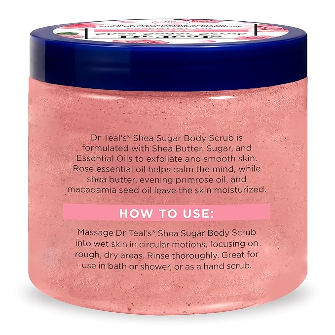 Dr Teal's Shea Sugar Scrub Trial Pack, Shea Butter, Citrus 19 oz - Image 11